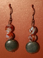 PENDIENTES PIEDRAY RESINA